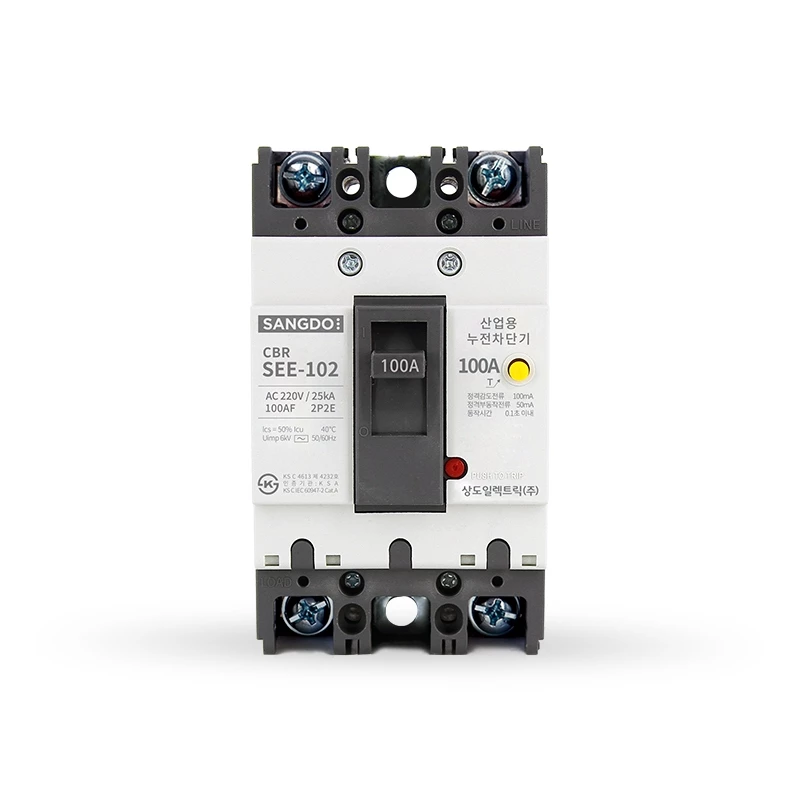Máy Cắt Mạch MCCB Sangdo 100A 25kA 2P2E – CB