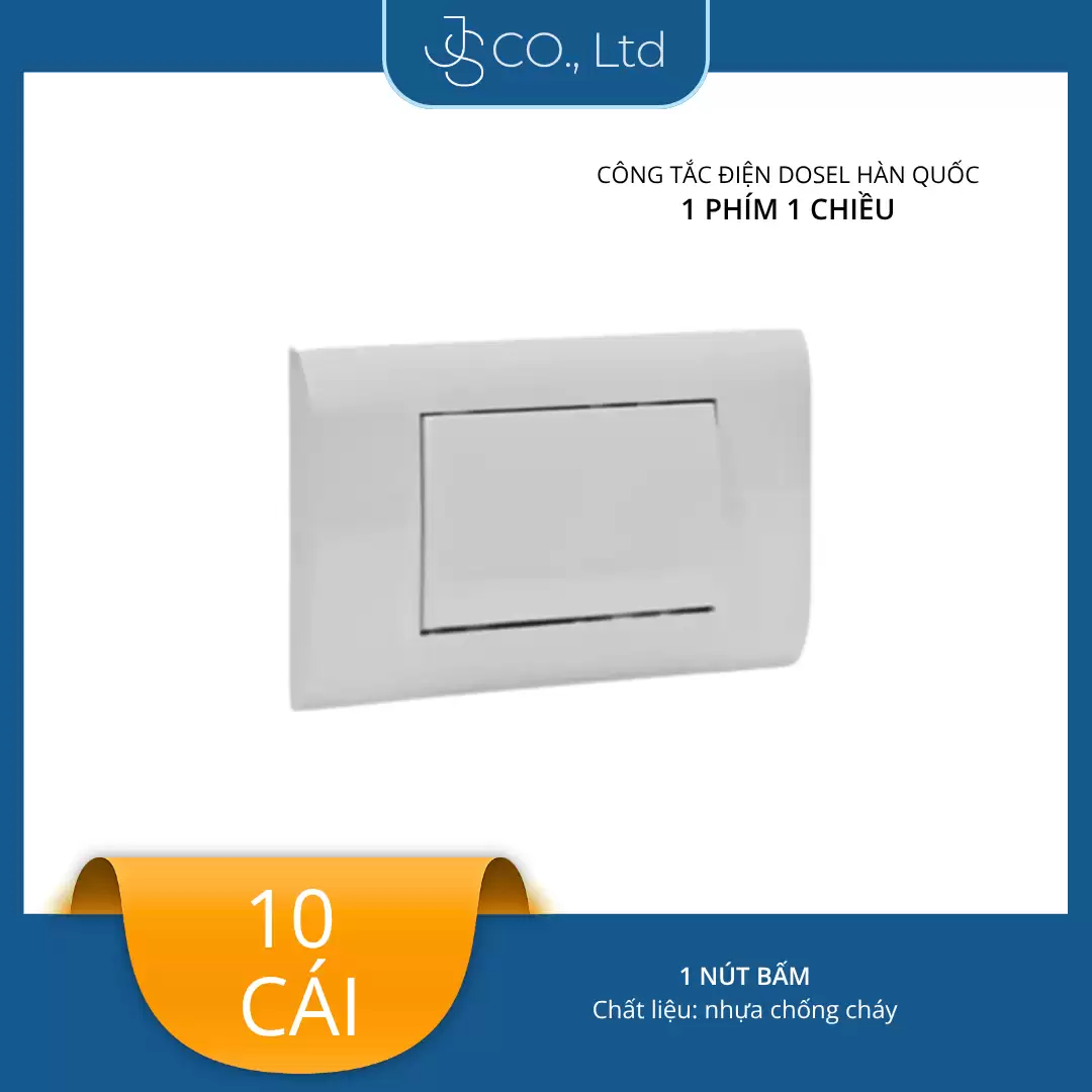 Công tắc điện Dosel Hàn Quốc 1 chiều 1 phím