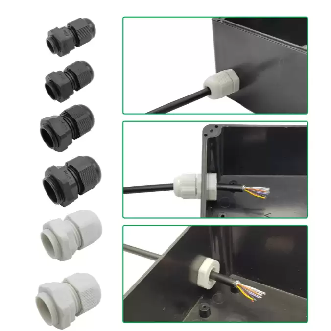 Ốc siết cáp nhựa PG loại lớn 9 Ốc siết cáp nhựa PG loại lớn