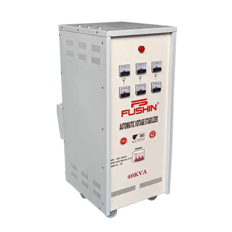 Ổn áp 3 pha 40KVA Fushin dải 260V-420V Fushin 5 Ổn áp 3 pha 40KVA Fushin dải 260V-420V Fushin