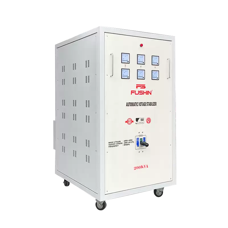 Ổn áp 3 pha 200KVA Fushin dải 260V-420V 5 Ổn áp 3 pha 200KVA Fushin dải 260V-420V