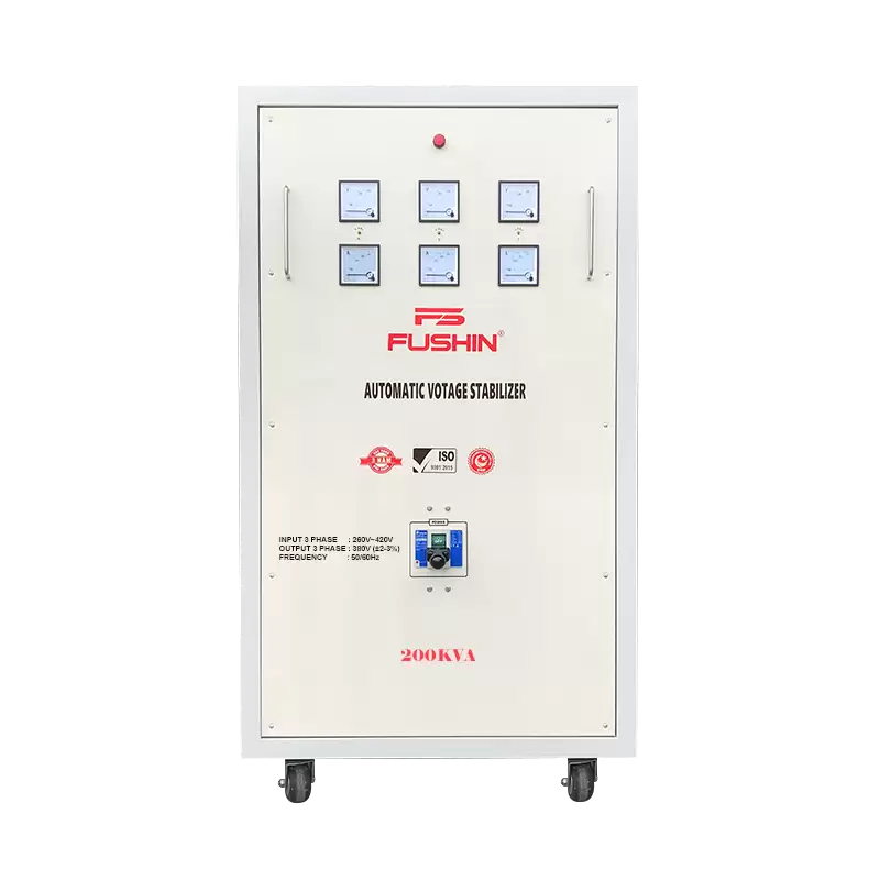 Ổn áp 3 pha 200KVA Fushin dải 260V-420V 4 Ổn áp 3 pha 200KVA Fushin dải 260V-420V
