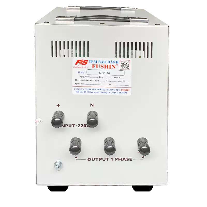 Ổn áp 7,5KVA - Dải 50V-250V 7 AUTO-DRAFT