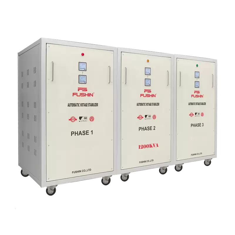 Ổn áp 3 pha 1200KVA Fushin dải 260V-420V 6 Ổn áp 3 pha 1200KVA Fushin dải 260V-420V