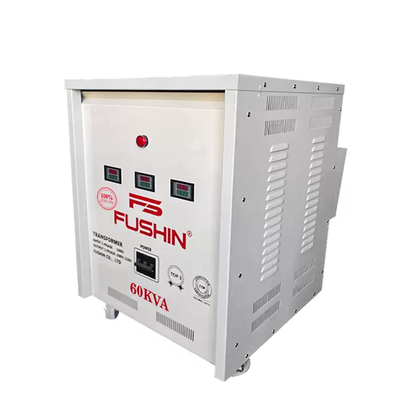 Biến áp 3 pha tự ngẫu 380V/220V 60KVA- Dây Đồng 5 Biến áp 3 pha tự ngẫu 380V/220V 50KVA- Dây Đồng