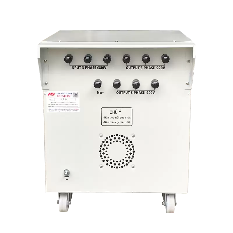Biến áp 3 pha cách ly 380V/220V 15KVA - Dây Đồng 7 Biến áp 3 pha cách ly 380V/220V 15KVA – Dây Đồng