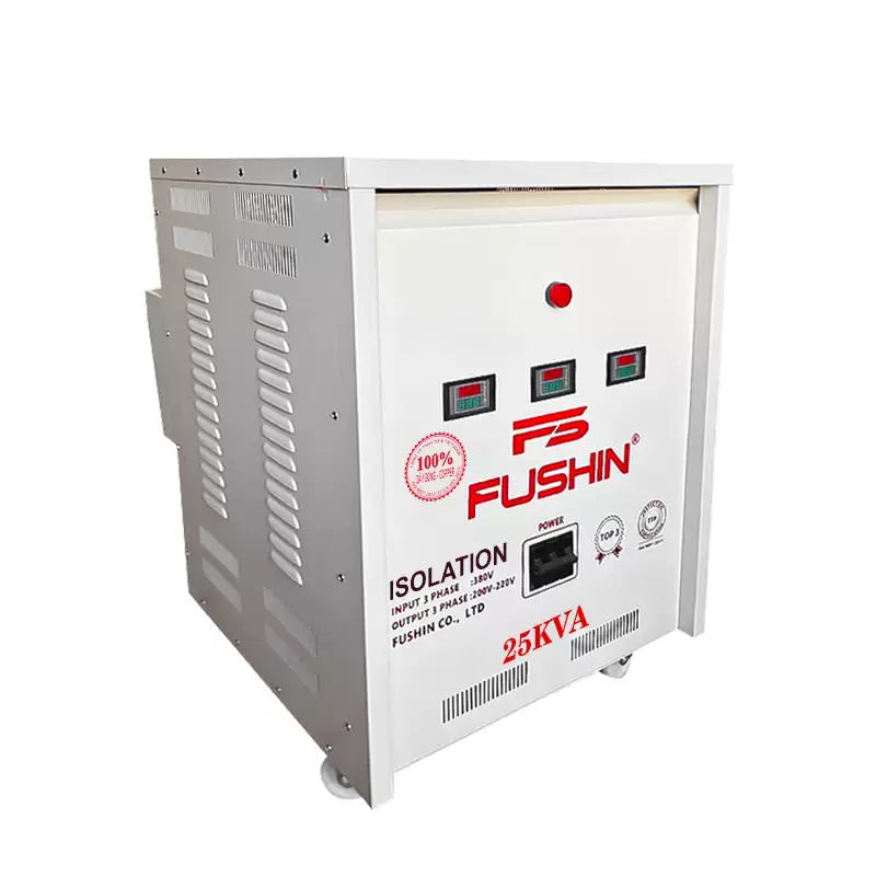 Biến áp 3 pha cách ly 380V/220V 25KVA - Dây Đồng 5 Biến áp 3 pha cách ly 380V/220V 25KVA – Dây Đồng