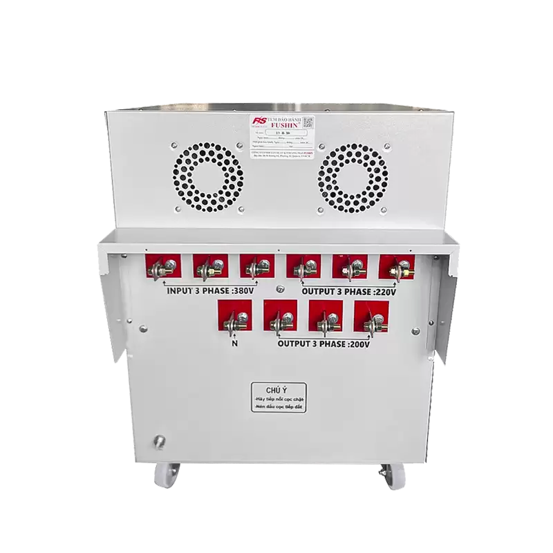 Biến áp 3 pha cách ly 380V/220V 25KVA - Dây Đồng 7 Biến áp 3 pha cách ly 380V/220V 25KVA – Dây Đồng