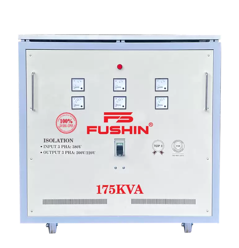 Biến áp 3 pha cách ly 380V/220V 175KVA - Dây Đồng 4 Biến áp 3 pha cách ly 380V/220V 175KVA – Dây Đồng