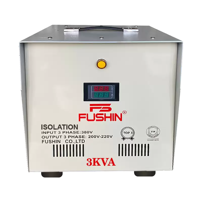 Biến áp 3 pha cách ly 380V/220V-3KVA 3 Biến áp 3 pha cách ly 380V/220V-3KVA