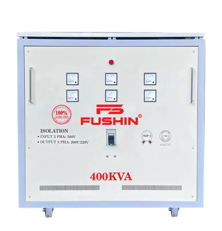 Biến áp 3 pha cách ly 380V/220V 400KVA - Dây Đồng 4 Biến áp 3 pha cách ly 380V/220V 400KVA – Dây Đồng