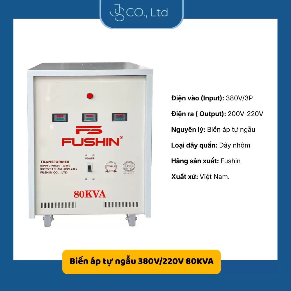 Biến áp tự ngẫu 380V/220V 75KVA-Thông Dụng (Sao chép)