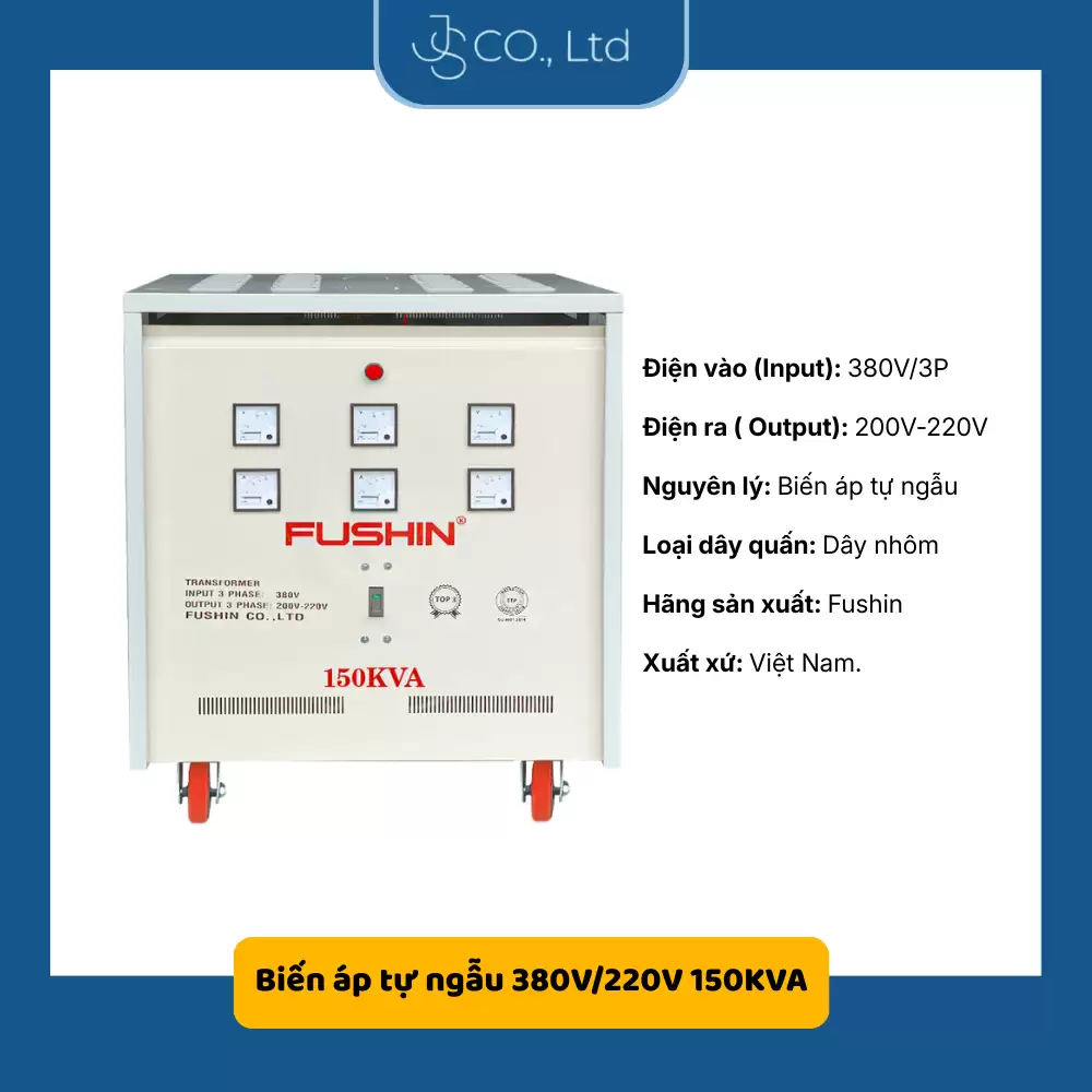 Biến áp tự ngẫu 380V/220V 150KVA-Thông Dụng
