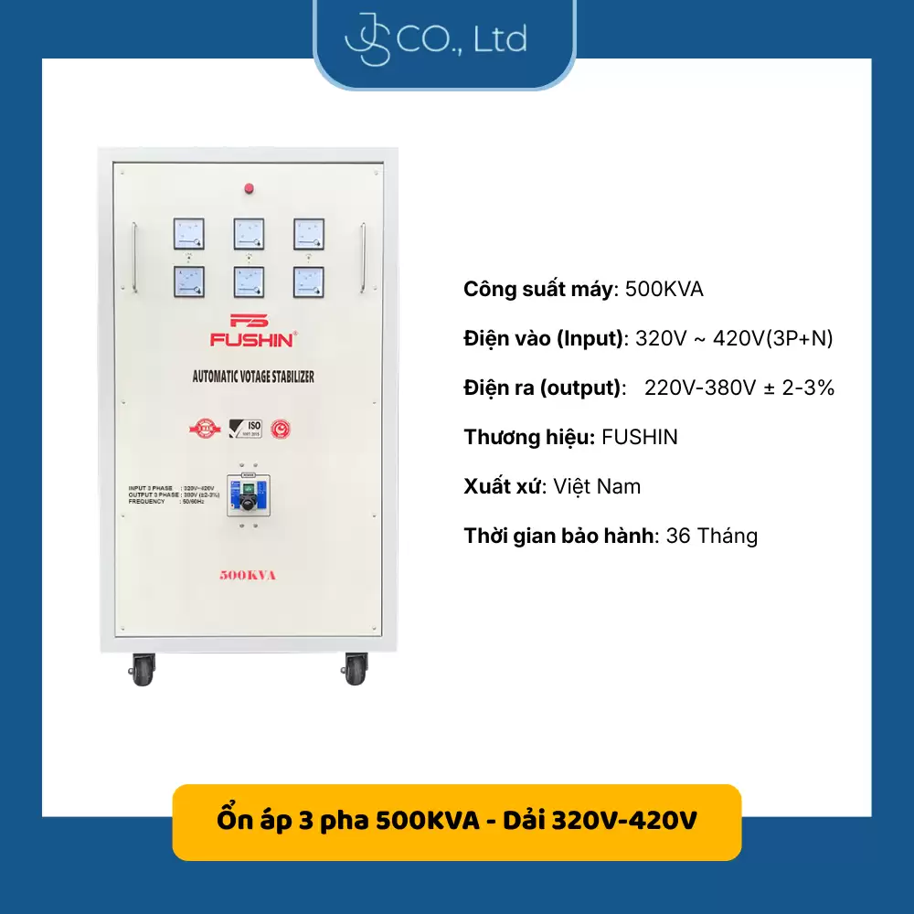 Ổn áp 3 pha 500KVA- FS3.I