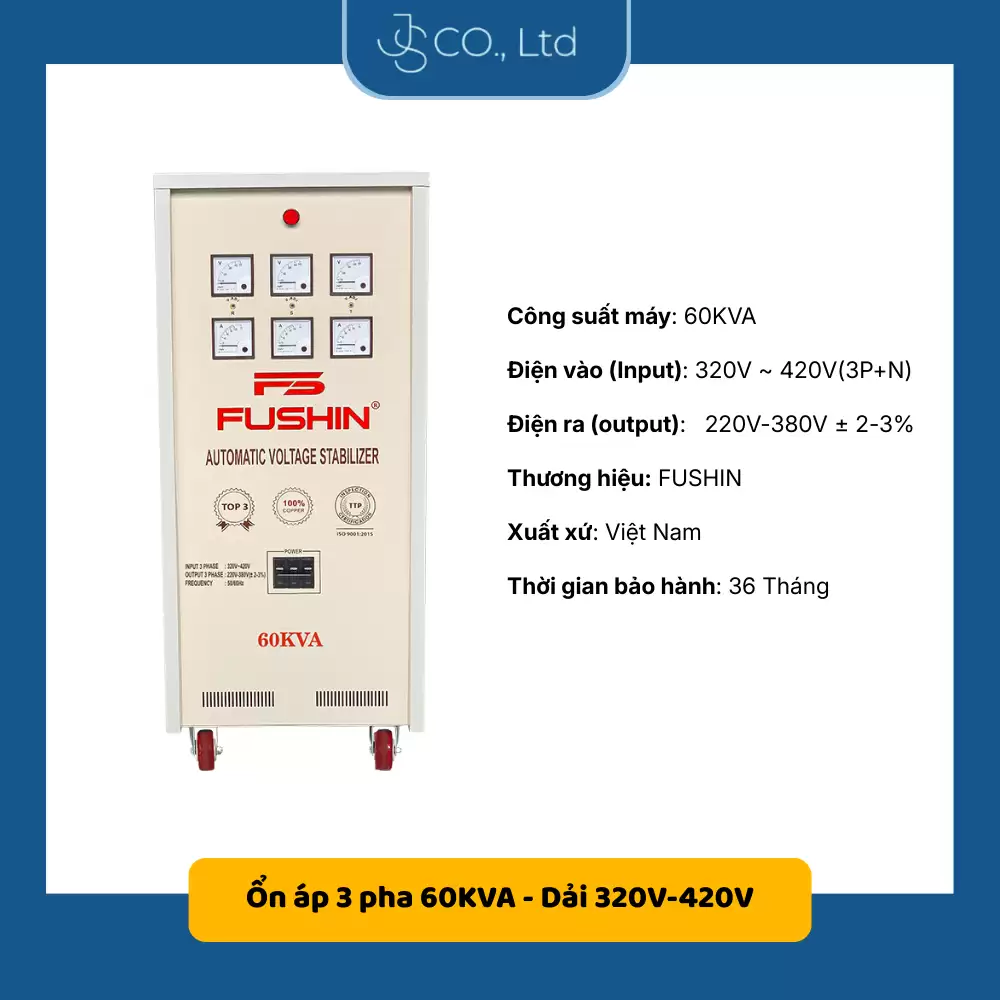 Ổn áp 3 pha 60KVA -FS3.I.220/380V