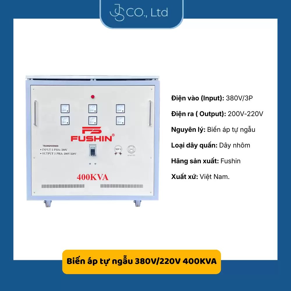 Biến áp tự ngẫu 380V/220V 400KVA-Thông Dụng