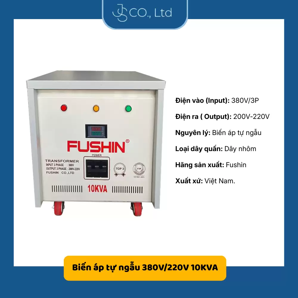 Biến áp tự ngẫu 380V/220V 10KVA-Thông Dụng