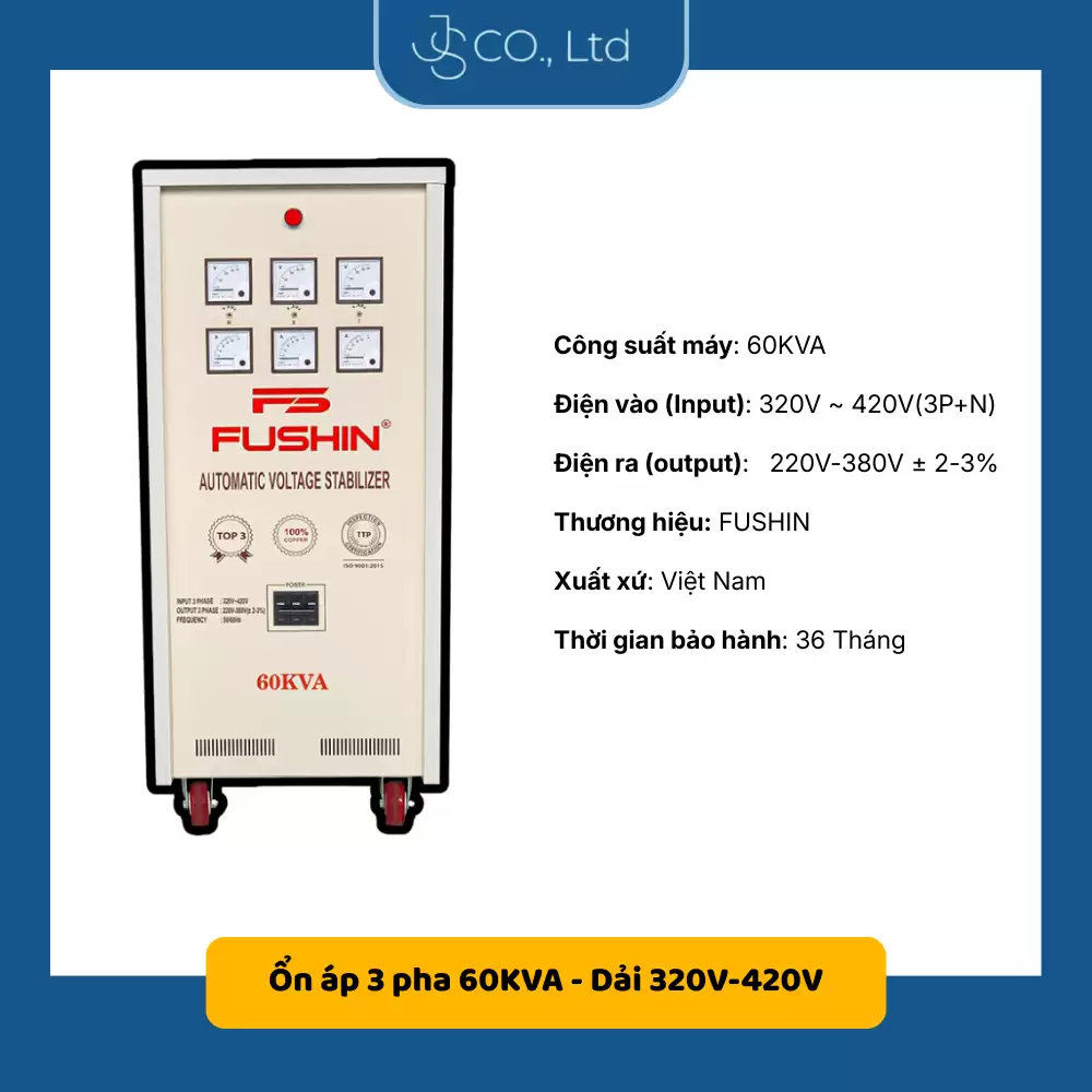 Ổn áp 3 pha 60KVA