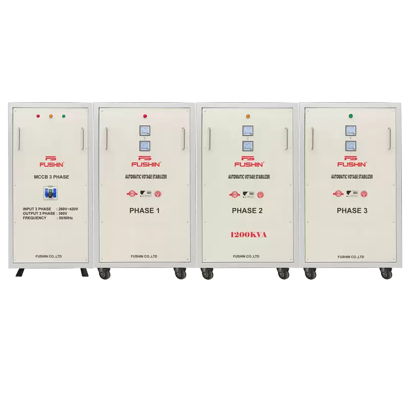 Ổn áp 3 pha 1200KVA Fushin dải 260V-420V 8 Ổn áp 3 pha 1200KVA Fushin dải 260V-420V