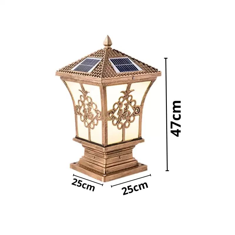 ĐÈN TRỤ CỔNG NĂNG LƯỢNG MẶT TRỜI CAO CẤP 5 AUTO-DRAFT