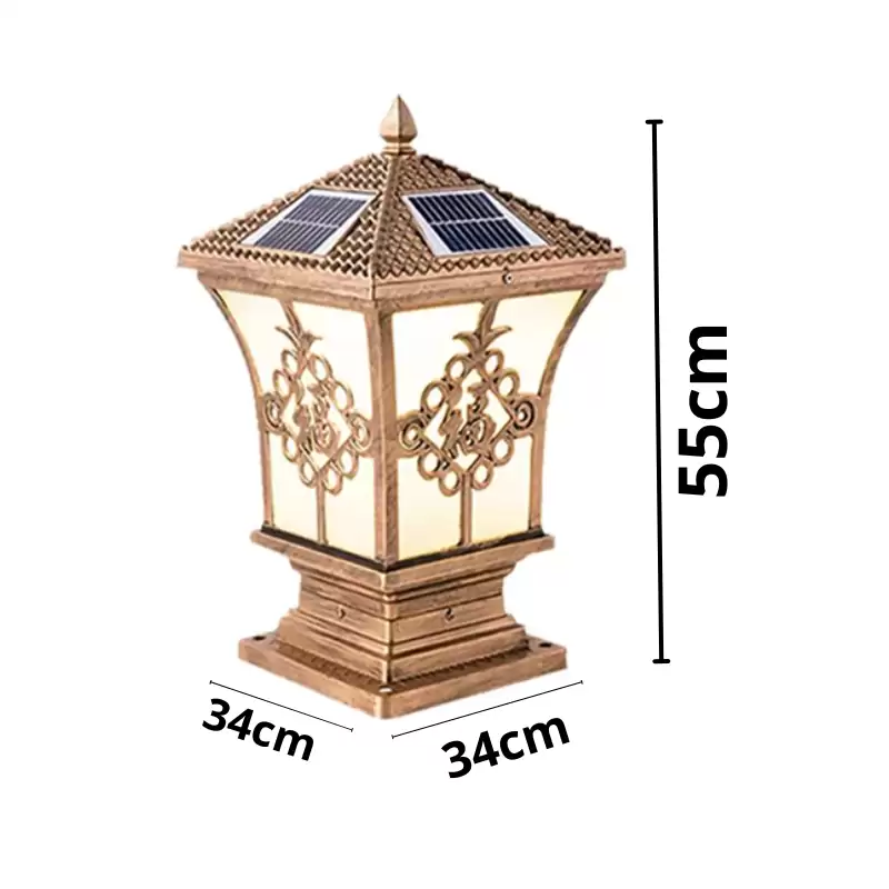 ĐÈN TRỤ CỔNG NĂNG LƯỢNG MẶT TRỜI CAO CẤP 6 AUTO-DRAFT