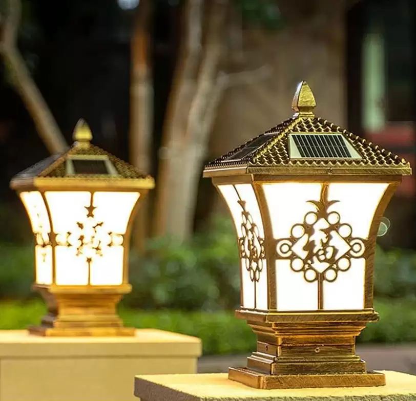 ĐÈN TRỤ CỔNG NĂNG LƯỢNG MẶT TRỜI CAO CẤP 4 AUTO-DRAFT