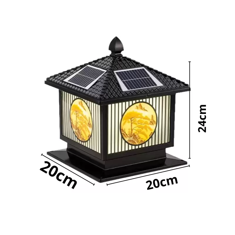 ĐÈN TRỤ CỔNG NĂNG LƯỢNG MẶT TRỜI CAO CẤP 5 AUTO-DRAFT