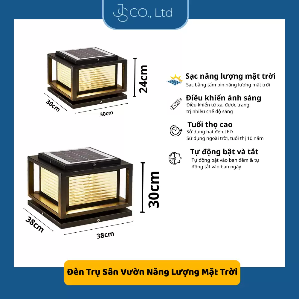 Đèn Trang Trí Năng Lượng Mặt Trời – Tự Động Sáng, Chống Nước, Trang Trí Sân Vườn
