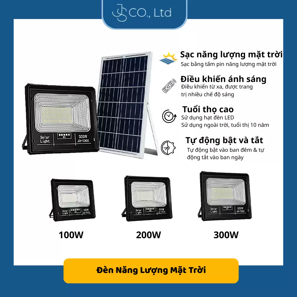 Đèn pha năng lượng mặt trời JinDian