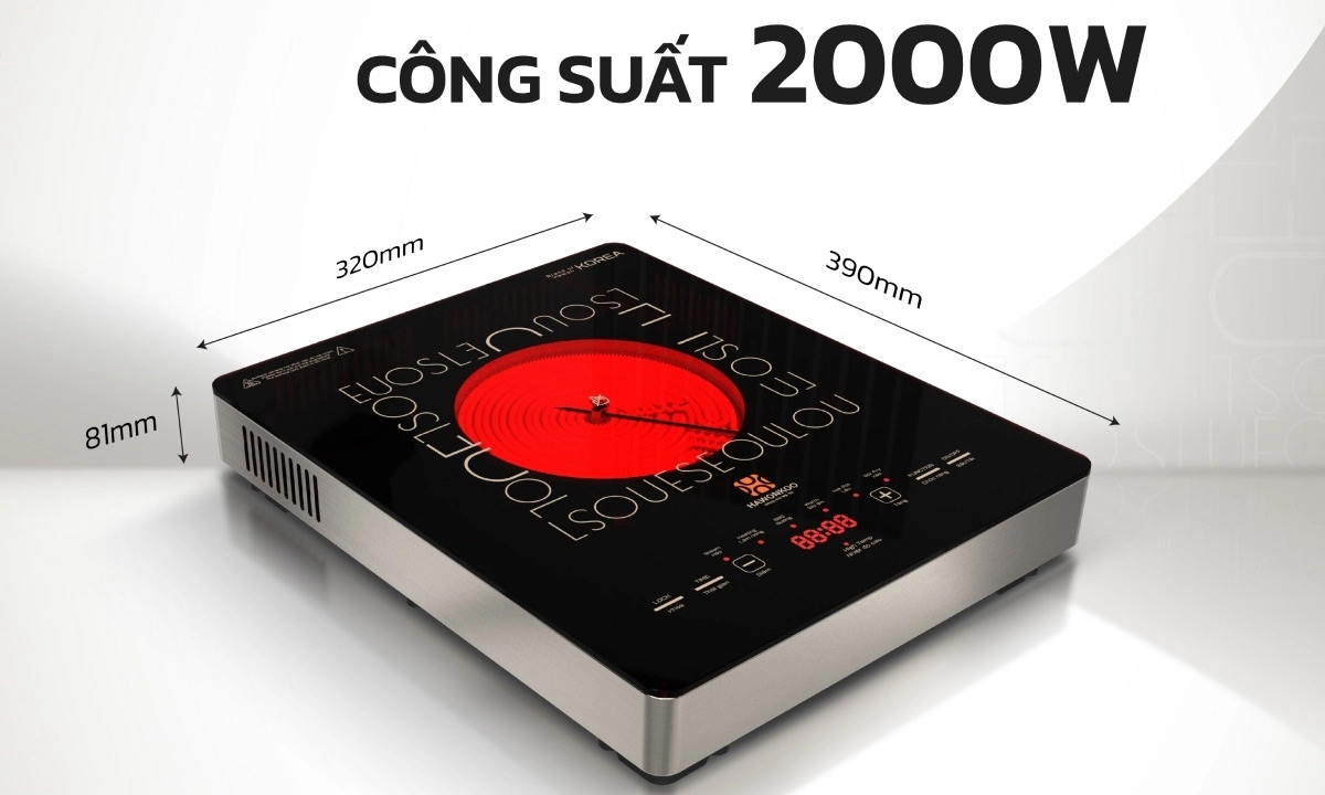 Bếp đơn hồng ngoại Hawonkoo SEOUL-CEH-111