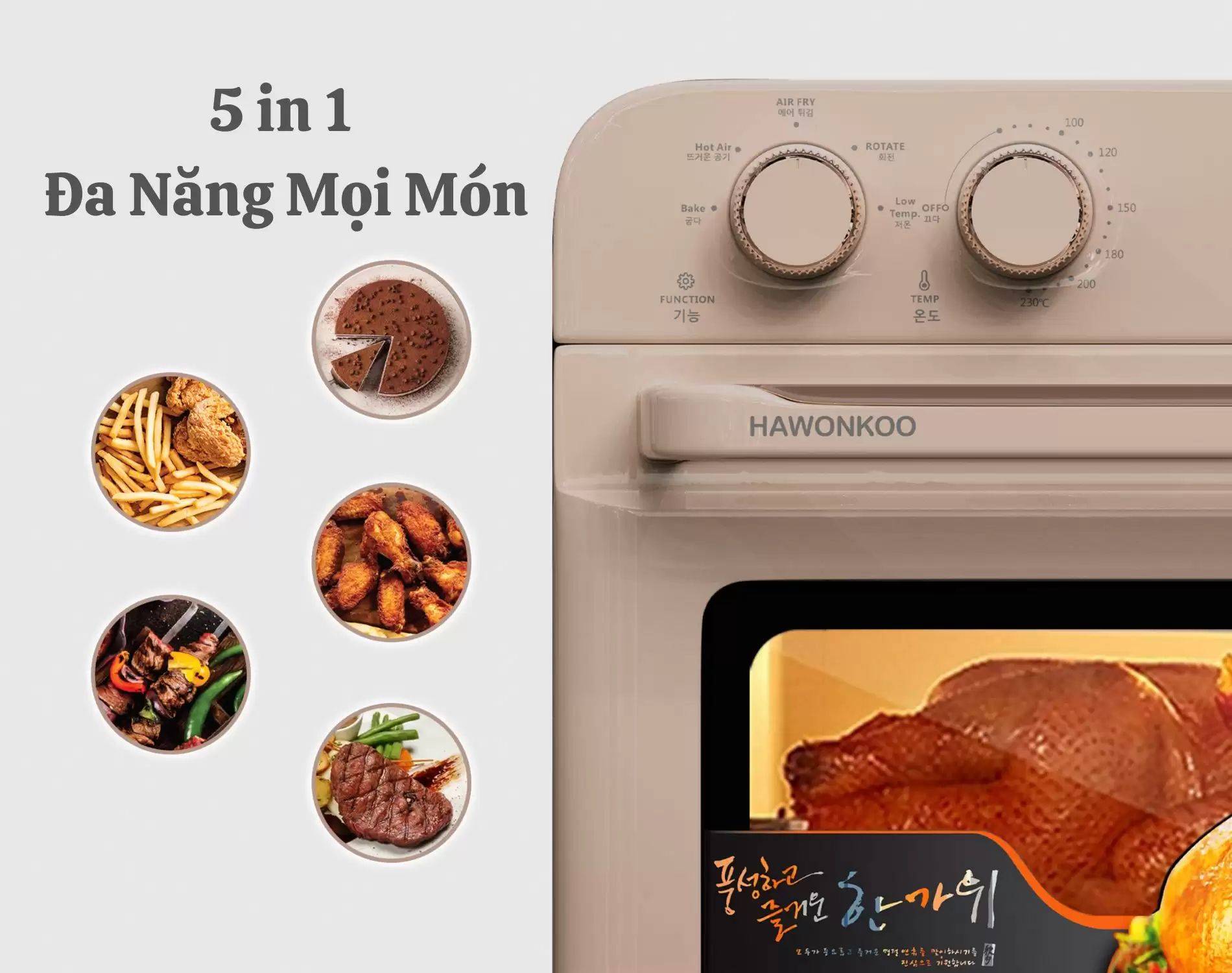 Nồi chiên không dầu Hawonkoo AFH-180