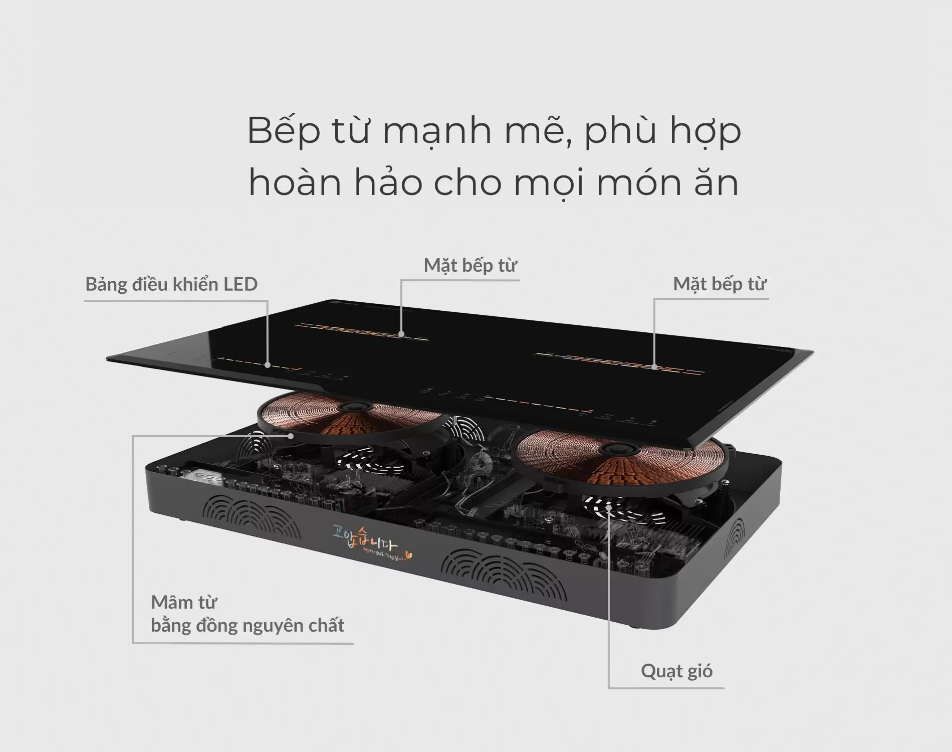 Bếp từ đôi Hawonkoo CEH-205-II 18 Bếp từ đôi Hawonkoo CEH-205-II