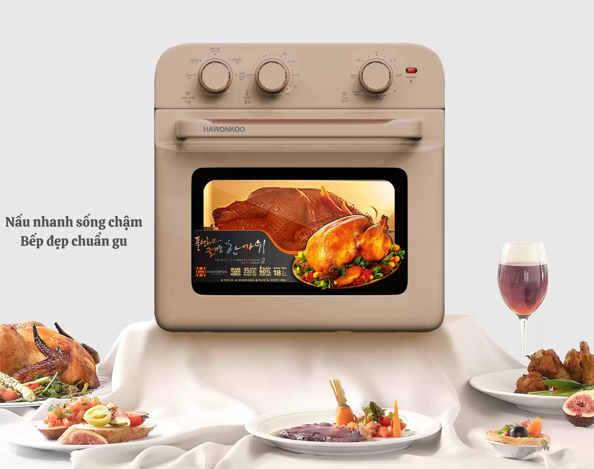 Nồi chiên không dầu Hawonkoo AFH-180