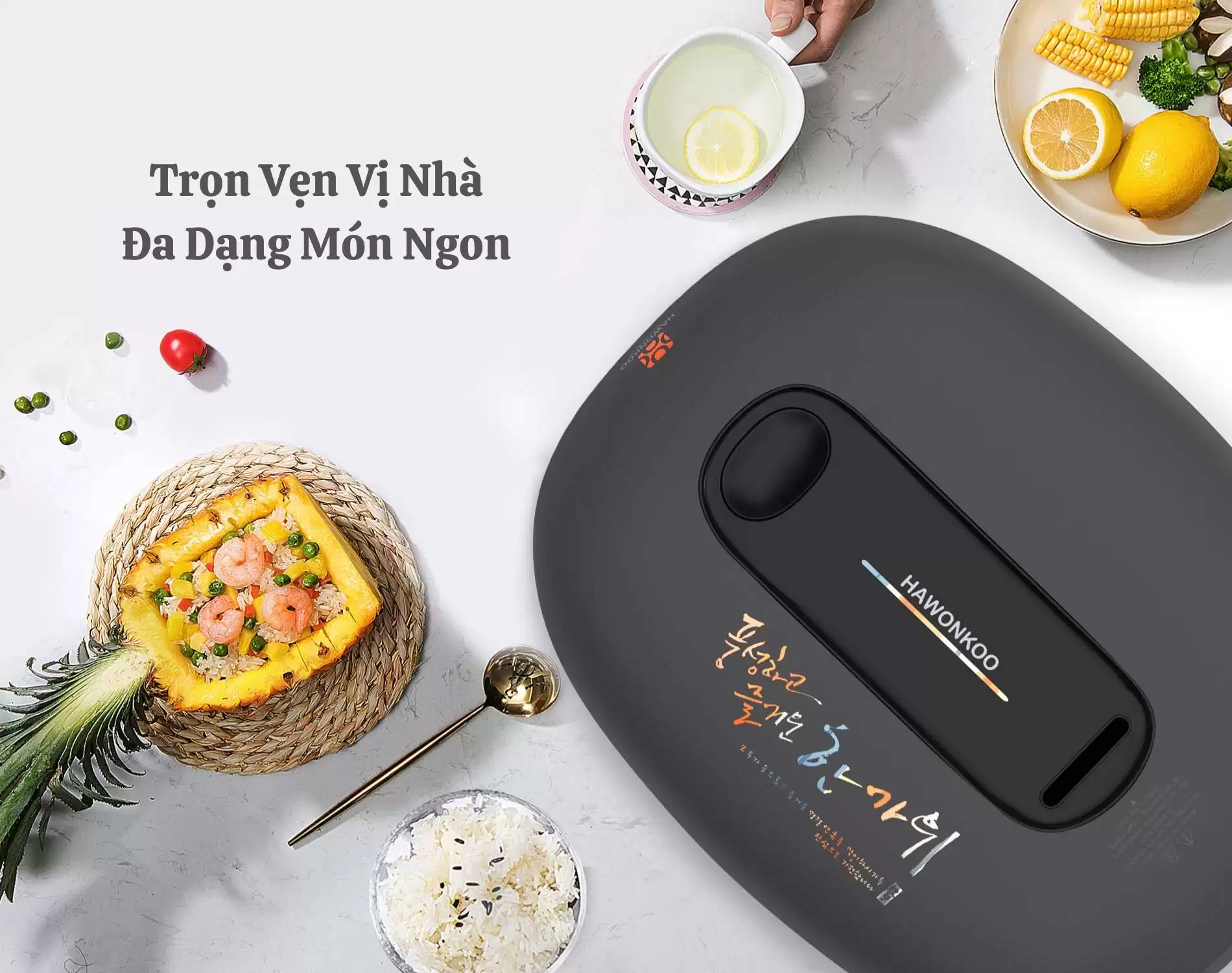 Nồi cơm điện cao tần 3D Hawonkoo RCH-152-IH