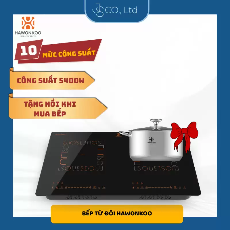 BẾP TỪ ĐÔI HAWONKOO INVERTER CEH-288 5200W