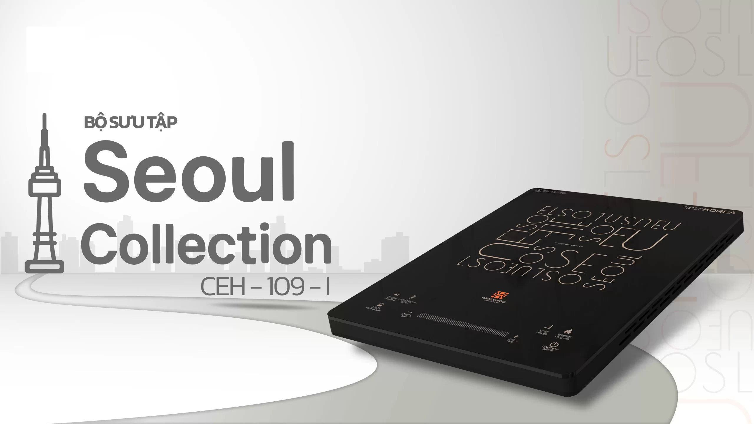 Bếp điện từ đơn Hawonkoo SEOUL-CEH-109-