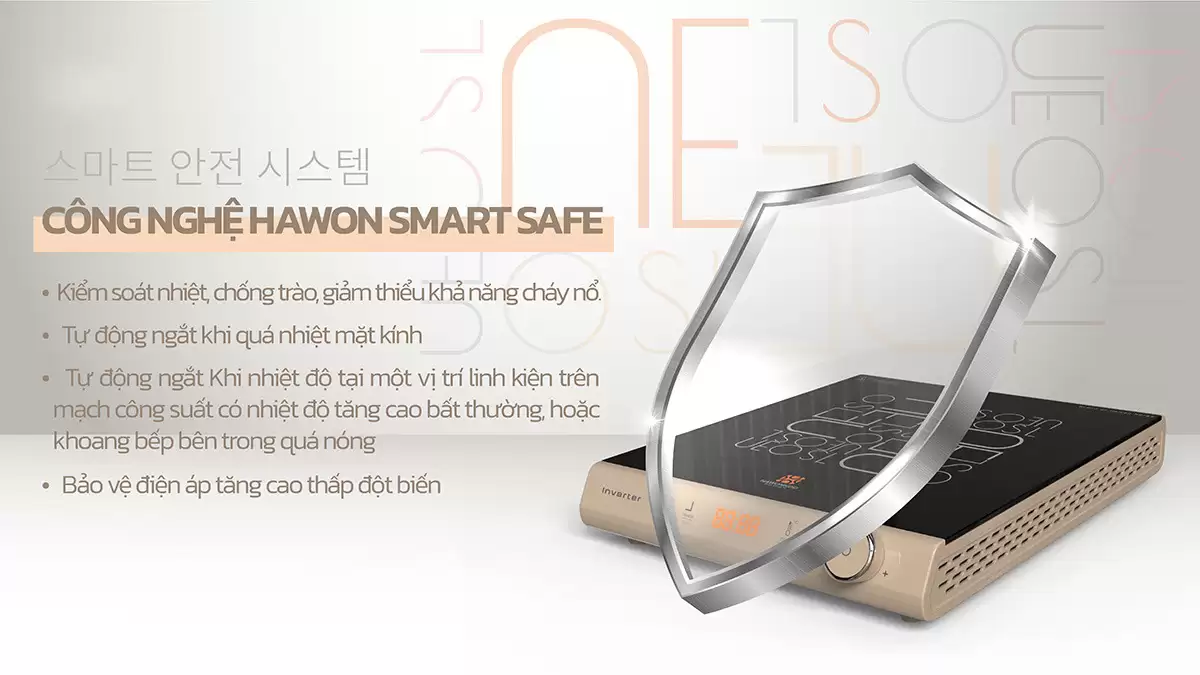 Bếp điện từ đơn kèm nồi 2 chi tiết Hawonkoo SEOUL-CEH-108