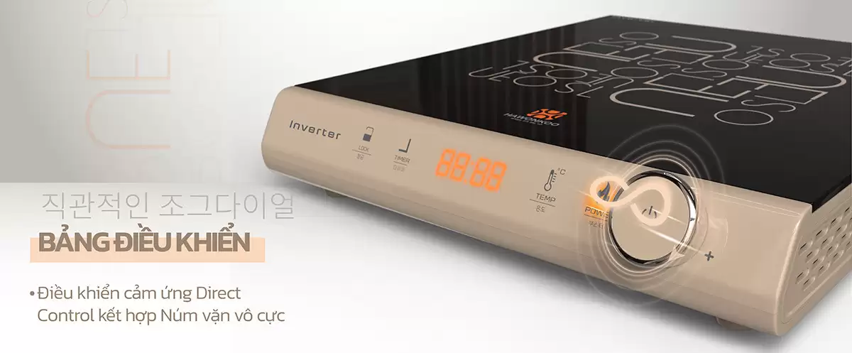 Bếp điện từ đơn kèm nồi 2 chi tiết Hawonkoo SEOUL-CEH-108