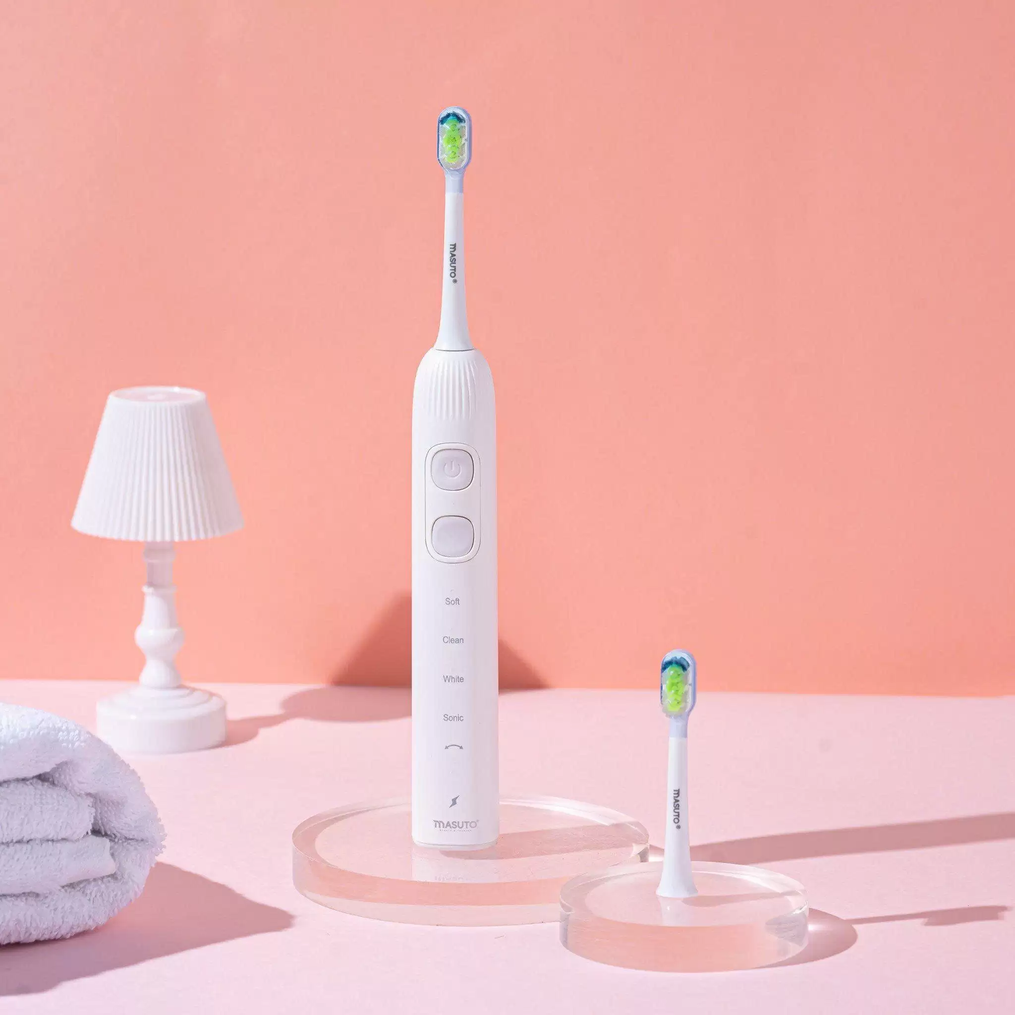 Bàn chải điện Masuto MSWaveSonic – Công nghệ SonicTwist kép 7 Bàn chải điện Masuto MSWaveSonic – Đánh bay mảng bám với công nghệ sóng âm kép
